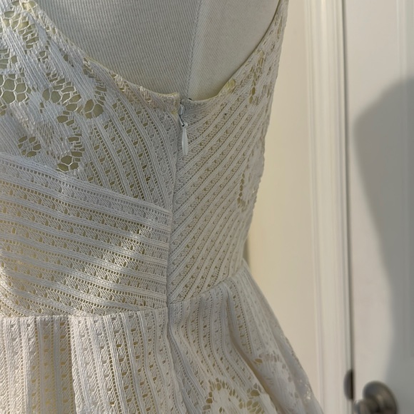 Free People White and Yellow Lace Dress - Picture 3 of 12